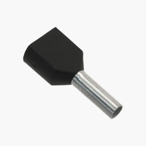 4MM PVC INSULATED TWIN ENTRY FERRULE (BOOTLACE), TE4-12, DUPRO