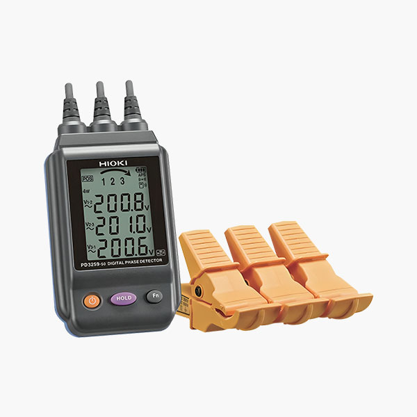 Hioki Digital Phase Detector, 600 V AC (CAT IV), PD3259-50