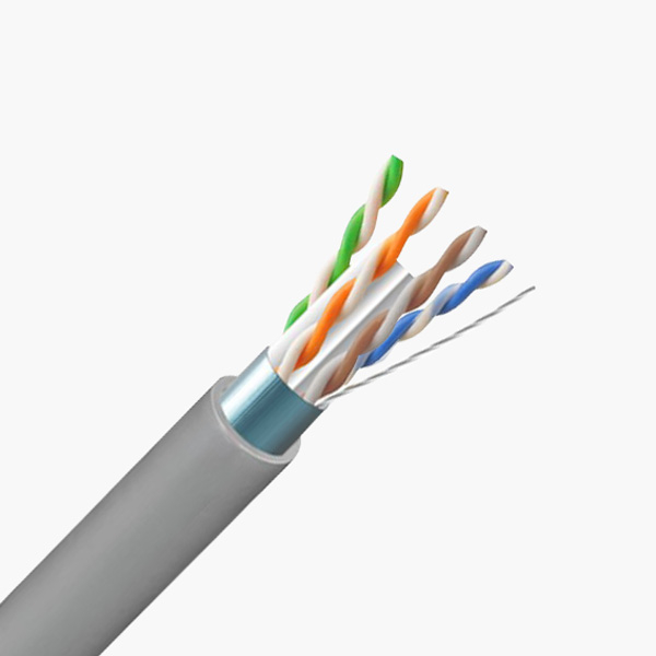 Salzer UTP CAT-6 Cable,  4 Pair,  23 AWG, LSZH, GREY,  1 X 305 MTRS