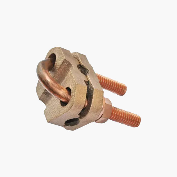 U-BOLT CLAMP FOR EARTH ROD, ( ROD TO CABLE CLAMP ), DOUBLE, AURC-2 