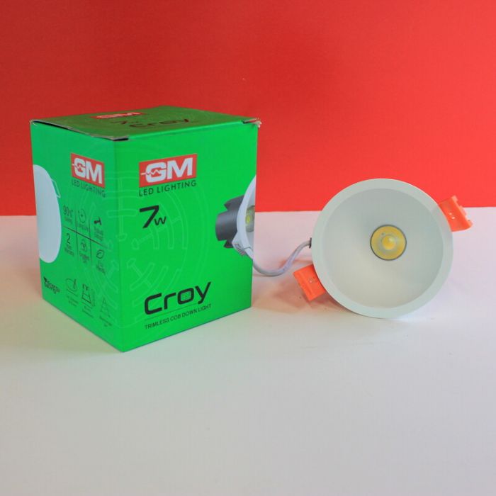 GM CROY - 7W COB TRIMLESS SPOT LIGHT IP44, 3000K, GM 0860