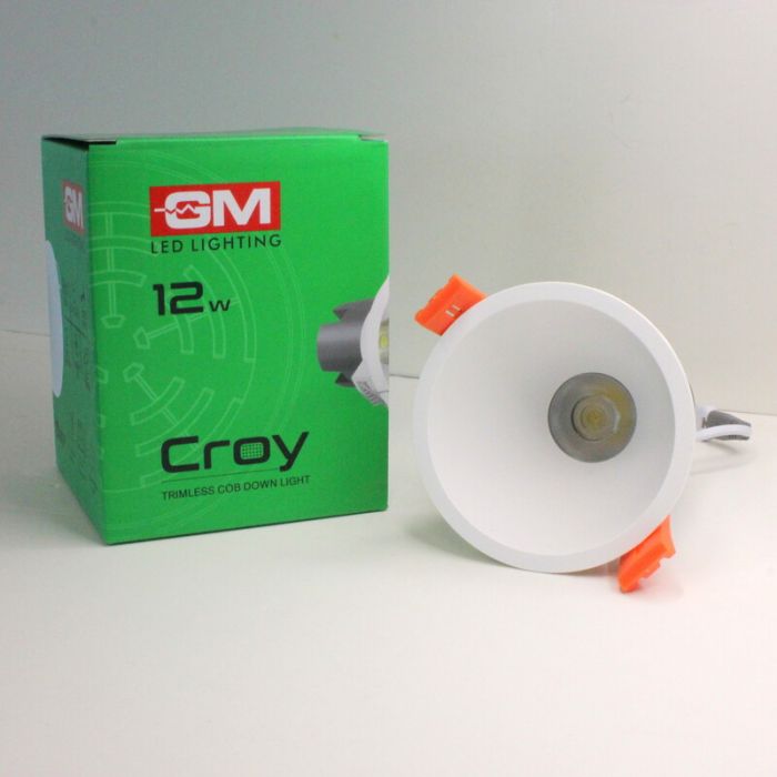 GM CROY - 12W COB TRIMLESS SPOT LIGHT IP44, 3000K, GM 0863
