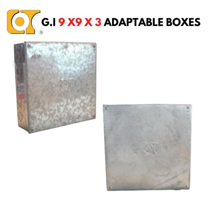 COT 9X9X3 G.I ADAPTABLE BOXES