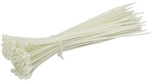 100 X 2.5 CABLE TIE, WHITE, GT-100MC, GIANTLOK (PACK OF 100)