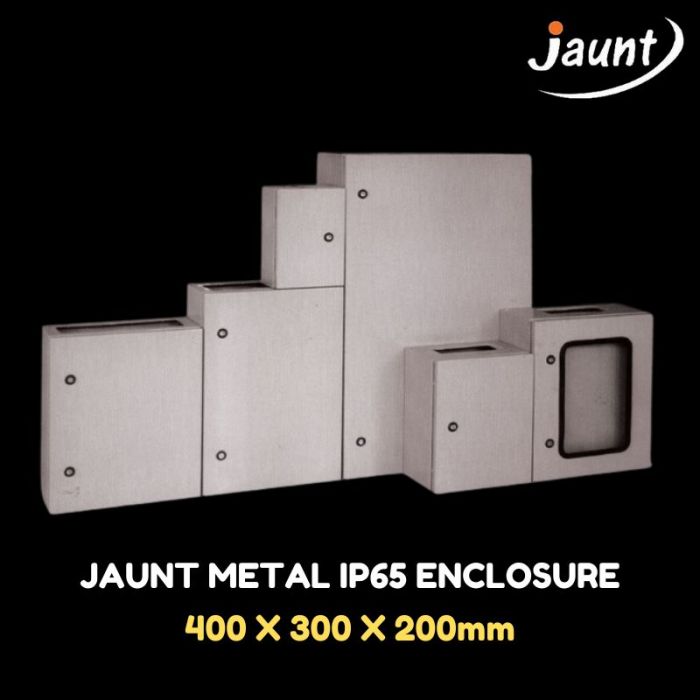 JAUNT METAL IP65 ENCLOSURE, 400x300x200mm