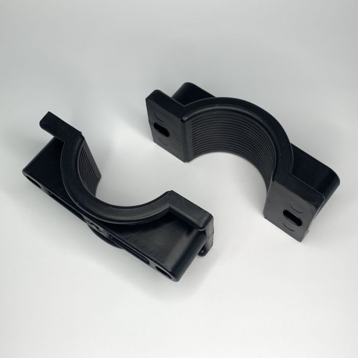 Cable Cleat TC11 Two Hole Two Part Cable Clamp Cleat, Two Hole Fixing, 64-70MM, REMORA