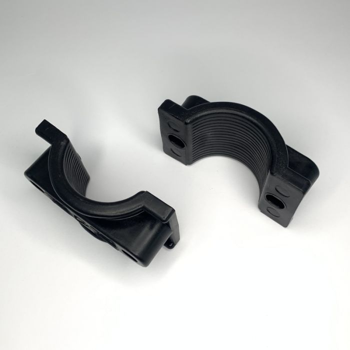 Cable Cleat TC9 Two Hole Two Part Cable Clamp Cleat, Two Hole Fixing, 48-57MM, REMORA