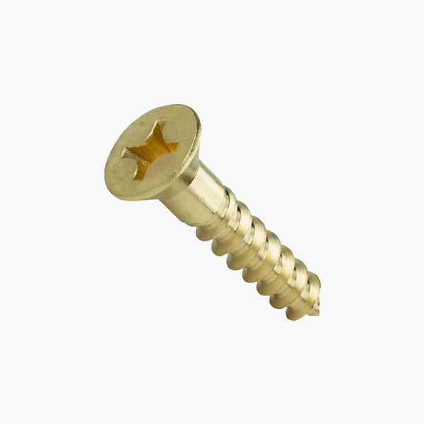 1" 1/2 Wood Screw Brass Plates, 100 Per Pack