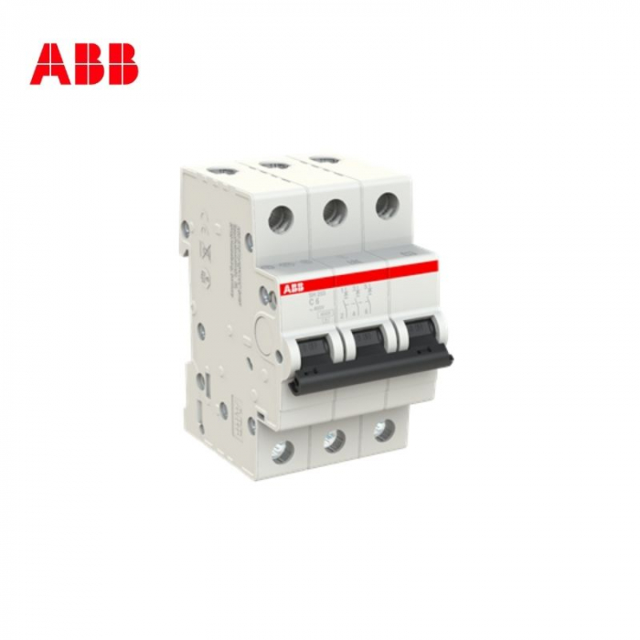 ABB Three Pole MCB 6 Amp, 6KA, SH203-C6, 2CDS213001R0064