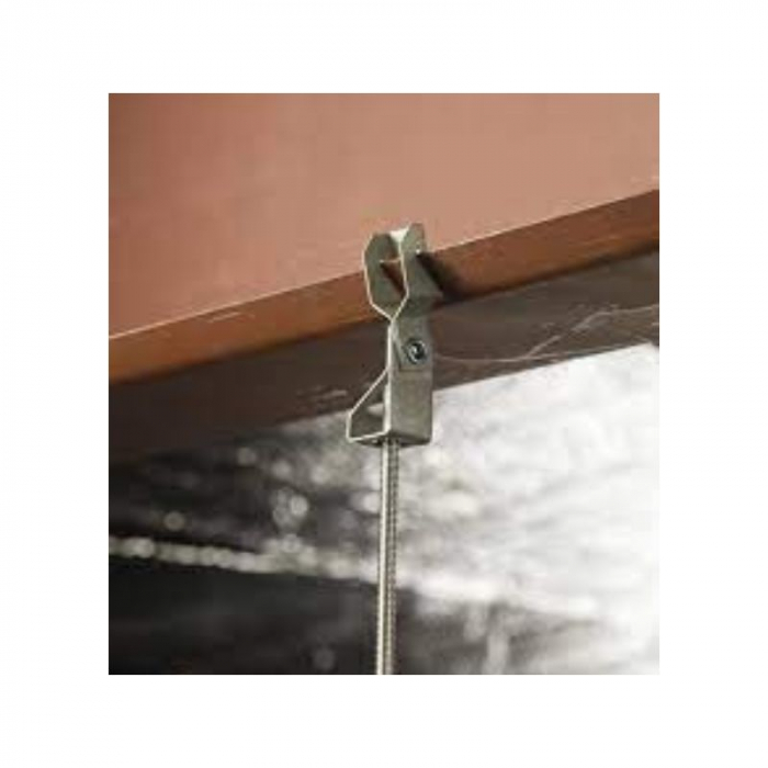122 Ti/T Rod to Purlin Clip - M 10 T Rod / 2.8 mm Max Flange Thickness, Caddy 175070