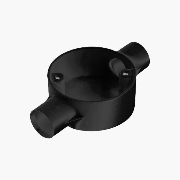 20MM LSF THROUGH TWO WAY BOX, BLACK, DJT2LSF, DECODUCT