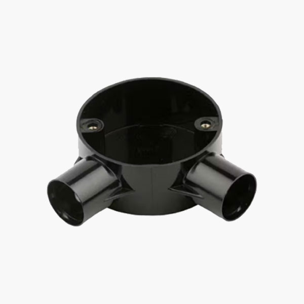 25MM LSF ANGLE WAY BOX, BLACK, DJA3LSF, DECODUCT