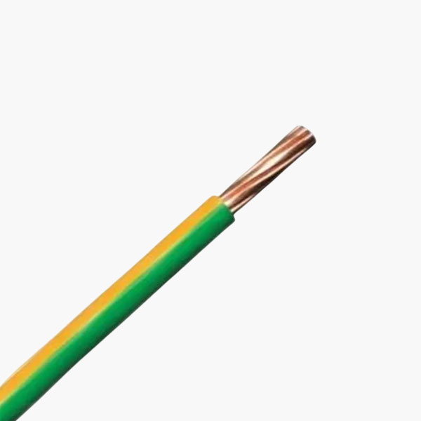 2.5mm SINGLE CORE WIRE, Y/G, ALFANAR