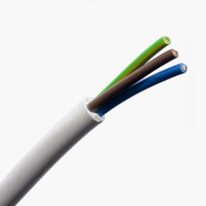 Siechem 3 Core PVC Heat Resistance Flexible Cable, Roll of 100 Yards