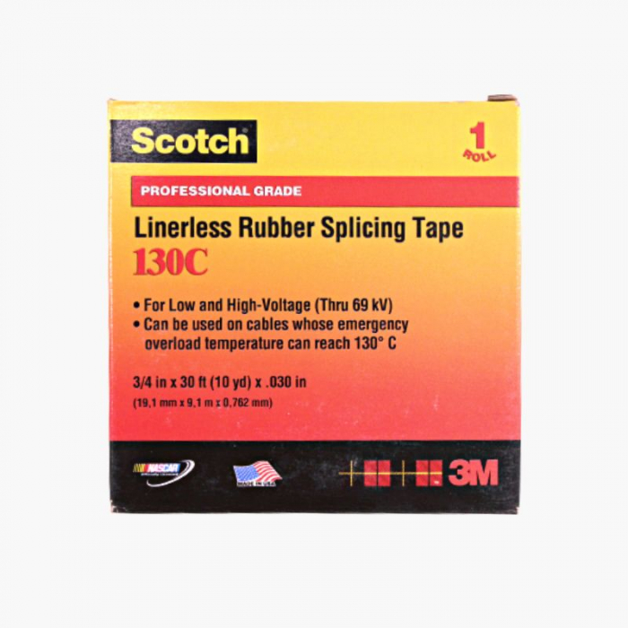 3M Rubber Splicing Tape Scotch, 130C 