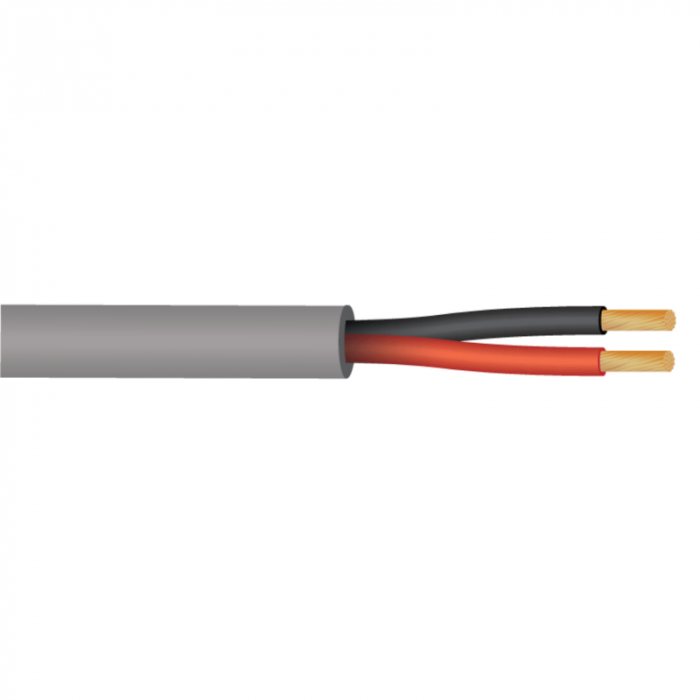 Paige 455300UE, 2 Core 18 AWG Stranded Bare Copper, Unshielded, Roll of 305 MTR