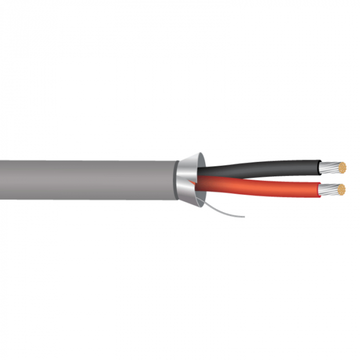 Paige 458760NH, 2 Core 18 AWG Stranded Tinned Copper, Overall Shielded- LSZH, Roll of 305 MTR