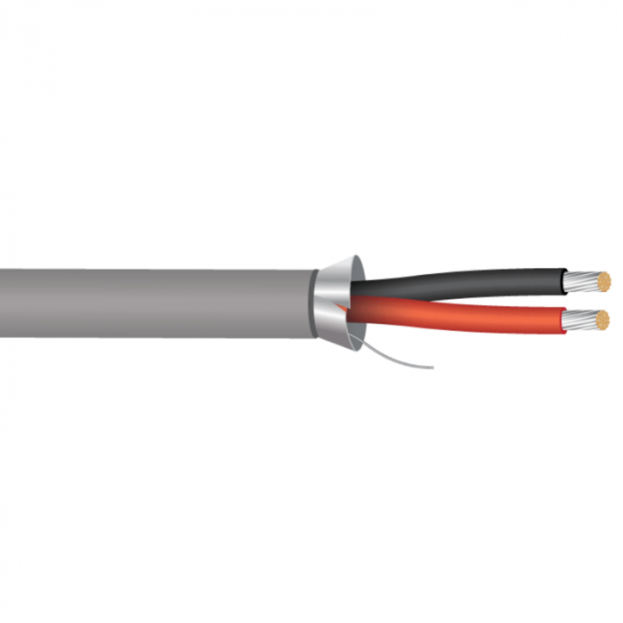 Paige 45YE00819, 1 Pair 20 AWG Solid Bare Copper, Overall Shielded - EIB Cable, Roll of 305 MTR