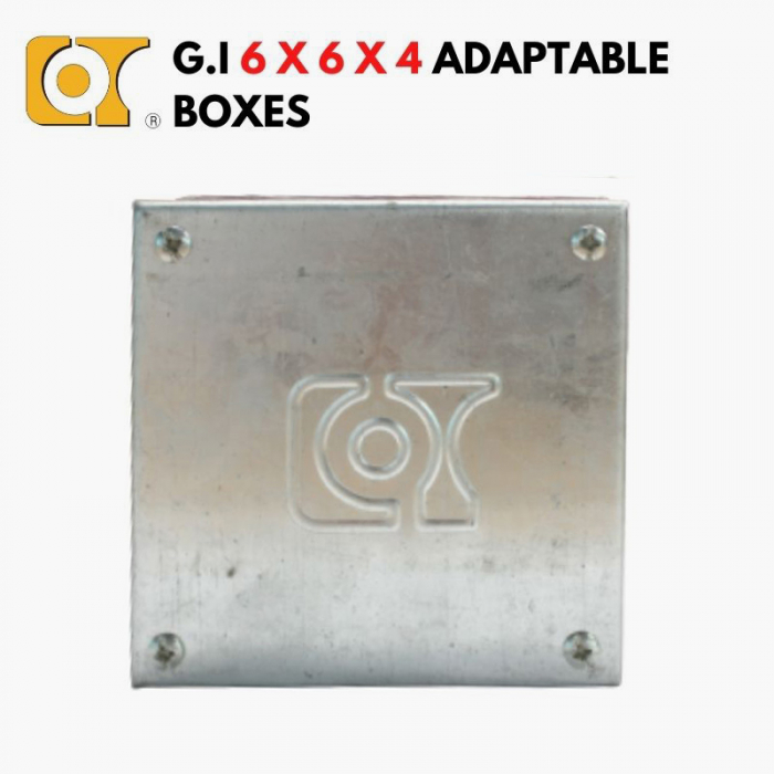 Cot 6X6X4 G.I Adaptable Box, Pre- Galv, KB150-100-SC