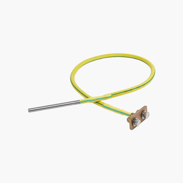 80x80 2 HOLES EARTH BONDING POINT WITH TAIL, 500mm, BP250S, SPEEDWELL