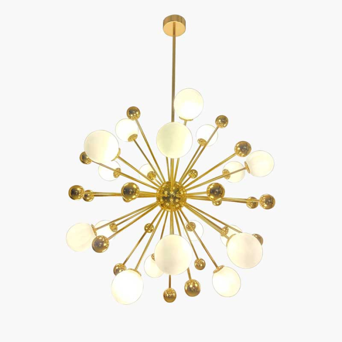 V-Tac Led Designer Chandelier With 18 HeadS, Gold, Dia 1150mm