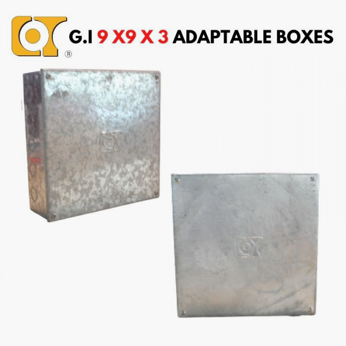 Cot 9X9X3 G.I Adaptable Boxes