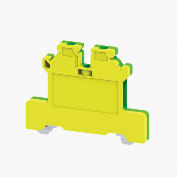 Connectwell 4 MM Terminal Connector, Yellow/Green, CTS-4U