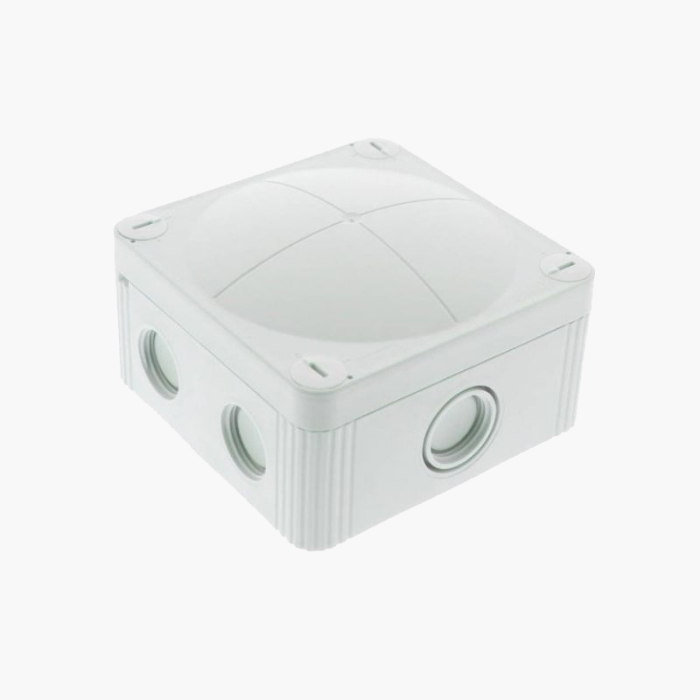 Wiska 95 X 95 X 60 MM Electrical Junction Box - Waterproof, Combi 407 LG, 10105595