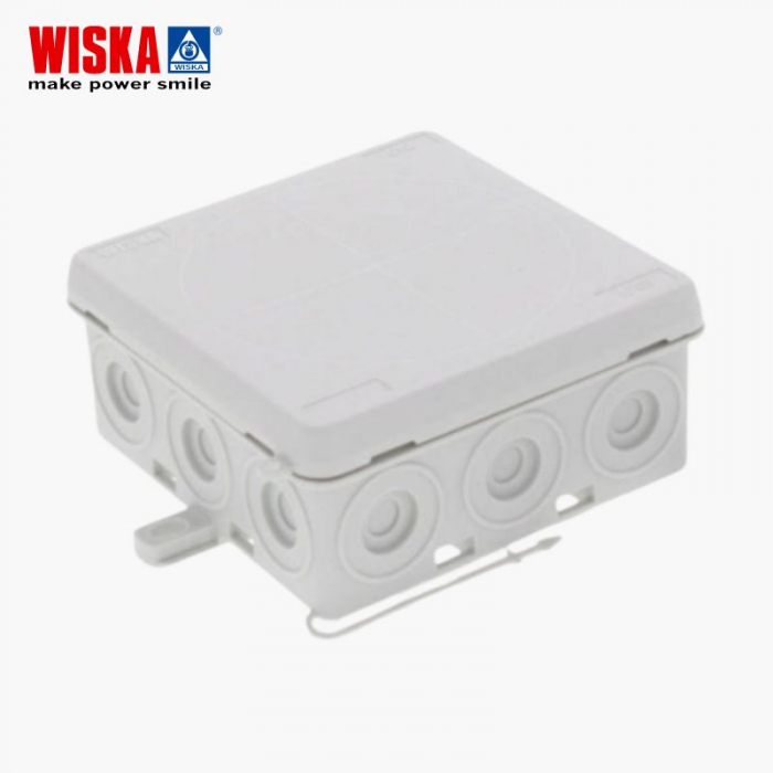 Wiska 86 X 86 X 41 MM Electrical Junction Box, KA 012 LG, 10109427