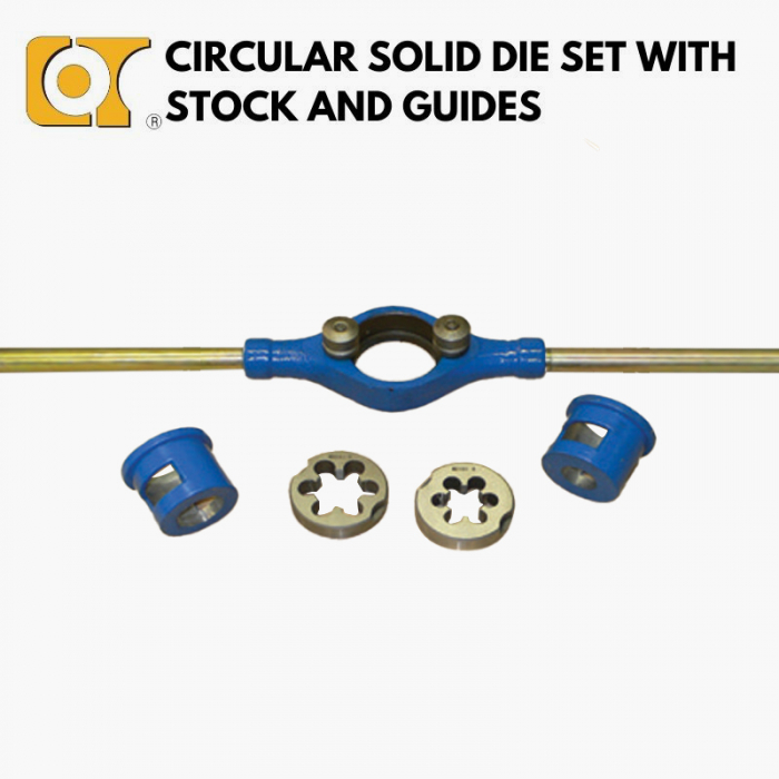 Cot Circular Solid Die Set With Stock & Guides