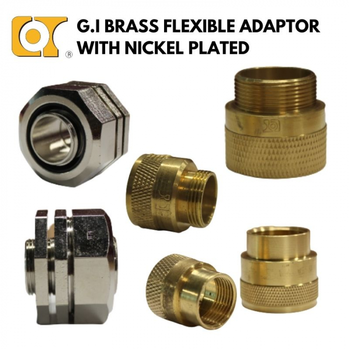 Cot Brass Flexible Adaptors