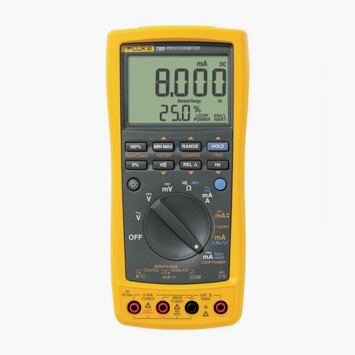 Fluke Process Calibrator Multimeter, 1000VAC, 789