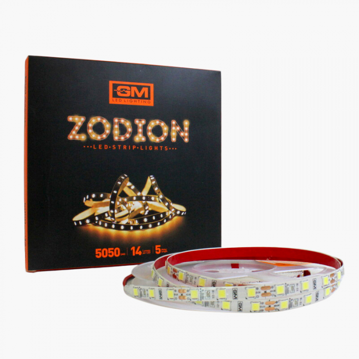 GM Zodion - Strip Light SMD 5050 IP20, 5 Meter Strip