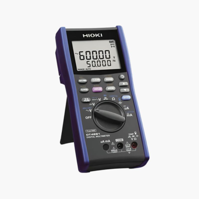 Hioki Electrical Works Digital Multimeter, 4 Ranges, DT4281