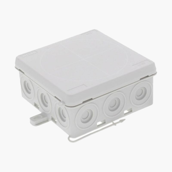 Wiska 86 X 86 X 41 MM Electrical Junction Box, KA 012 LG, 10109427