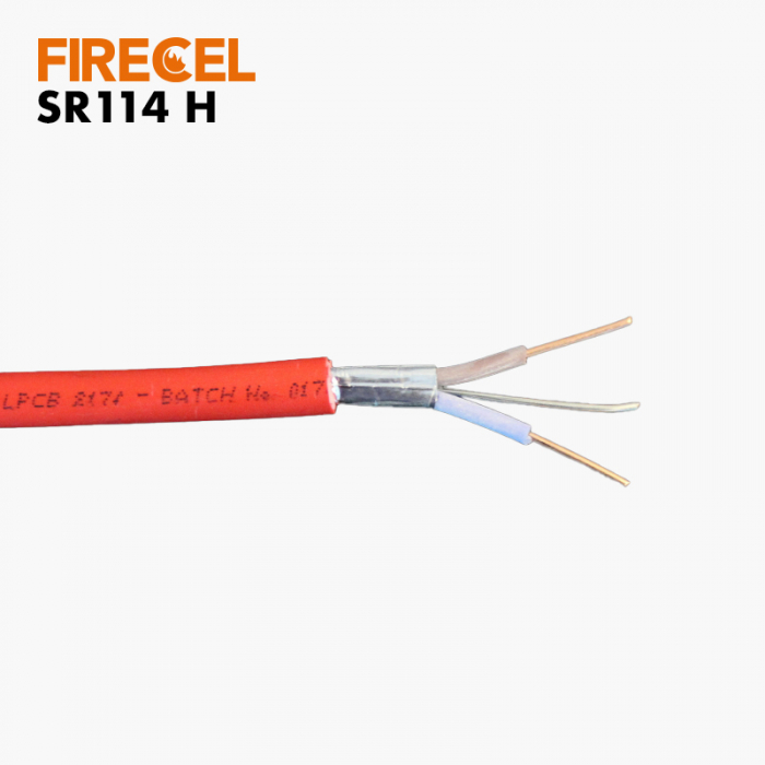 Firecel SR114H Red - Fire Alarm Cable - LPCB and BASEC Approved