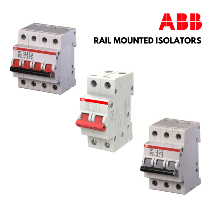 ABB Rail Mounted Isolators