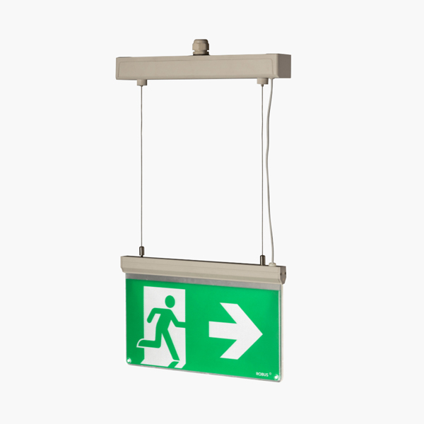 Robus LED Blade Light Exit Sign, Hanging Type, Maintained