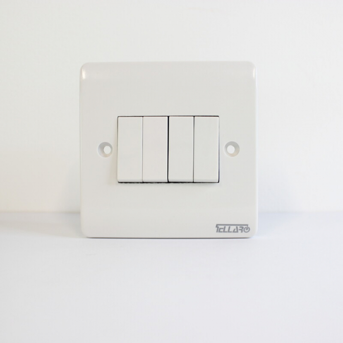 Tellaro 4 Gang 2 Way Switch 3 X 3, Victoria T1308B