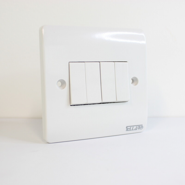 Tellaro 4 Gang 2 Way Switch 3 X 3, Victoria T1308B