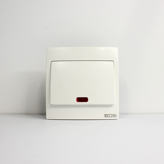 Tellaro 20A DP Switch With Neon Indicator Screwless, Toronto T2324