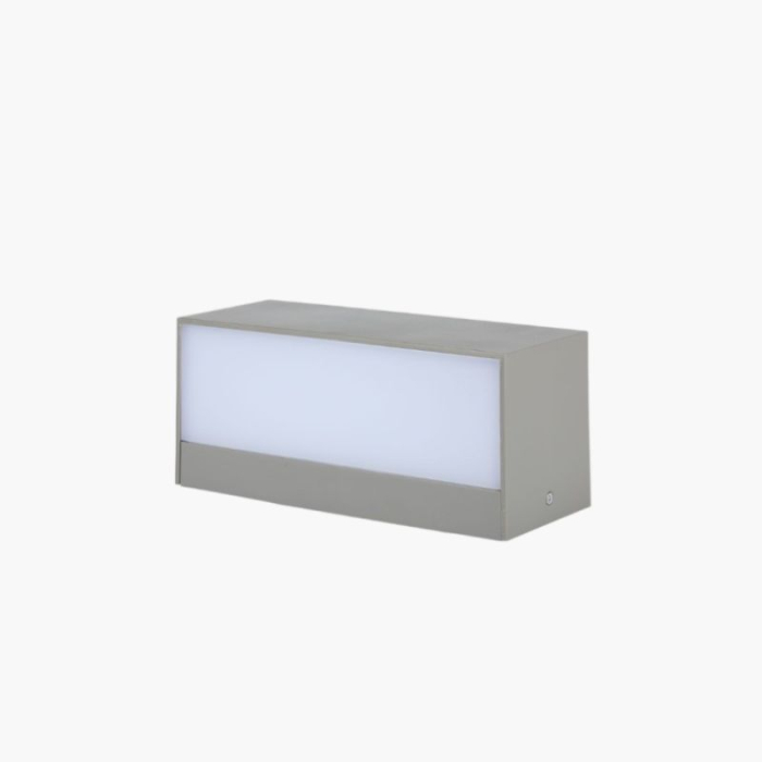 V-Tac 12W Led UP/Down Outdoor Soft Light - Large, 3000K, Black, VT-8057