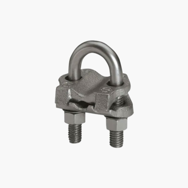 EARTH CLAMPS GUNMETAL- 3/4"X50MM.