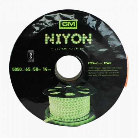 GM Niyon - Led Rope Light SMD 5050 IP65, 50 Meter Roll