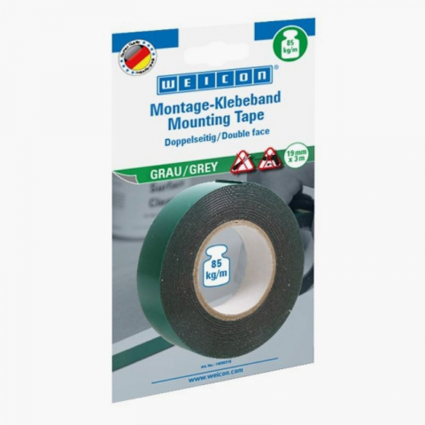 Weicon Mounting - Double Sided Tape, 3 Mtr, Grey, 14050319