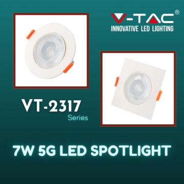 V-Tac 7W 5G Led Spotlight, VT-2317 Series