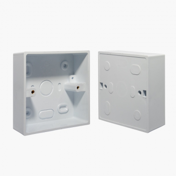 Decoduct PVC Box, Flush Type, White