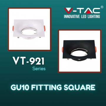 V-Tac GU10 Fitting Square, VT-921 Series