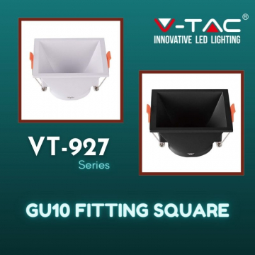 V-Tac GU10 Fitting Square,  VT-927 Series
