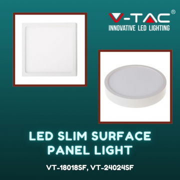V-Tac Slim Surface Panel LightS